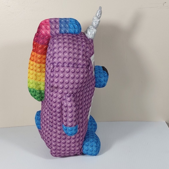 Nanco Narwhal silver sparkle  pup rainbow hair - Picture 6 of 17